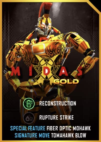 midas gold real steel